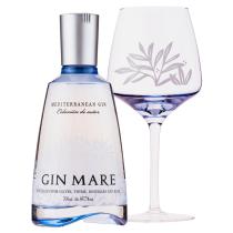 Gin Mare 0,7l 42,7% + 1 pohár v kartóne