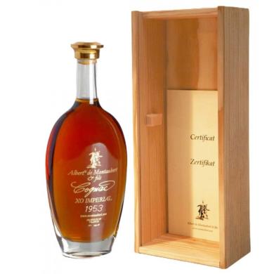 Albert de Montaubert Cognac 1953 XO Imperial 0,7l 45% + kazeta