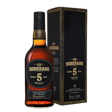 Soberano 5 ročné Sherry Cask 0,7l 36% + kartón