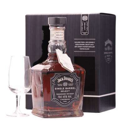 Jack Daniel's Single Barrel 0,7l 45% + kartón +  pohár