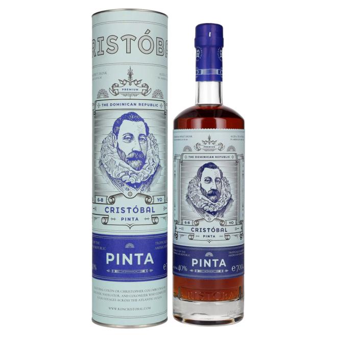 Ron Cristóbal Pinta 6-8 Y.O. 0,7l 40% + tuba