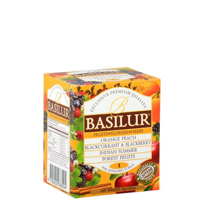 Basilur Fruit Infusions Vol. I Assorted 10ks (10 x 1,8g) v kartónovom balení