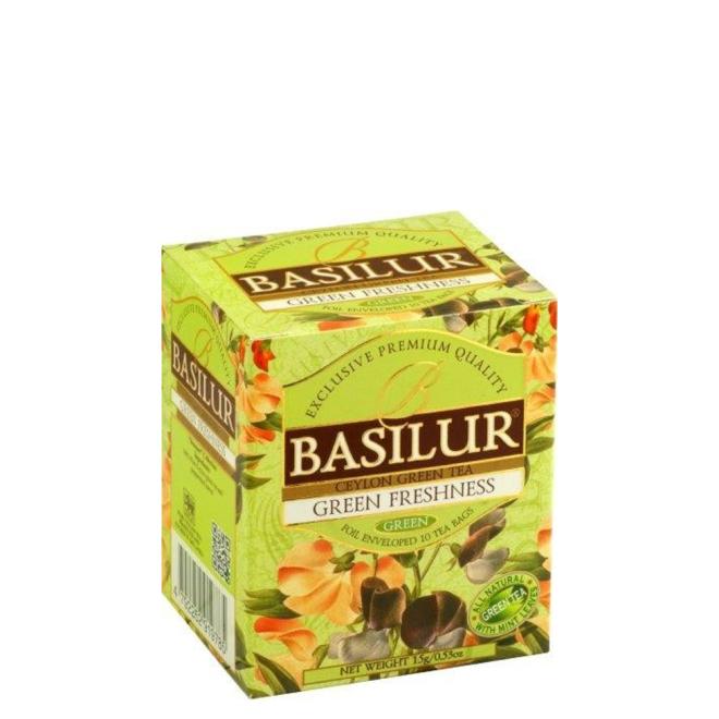 Basilur Bouquet Green Freshness 10ks (10 x 1,5g) v kartónovom balení
