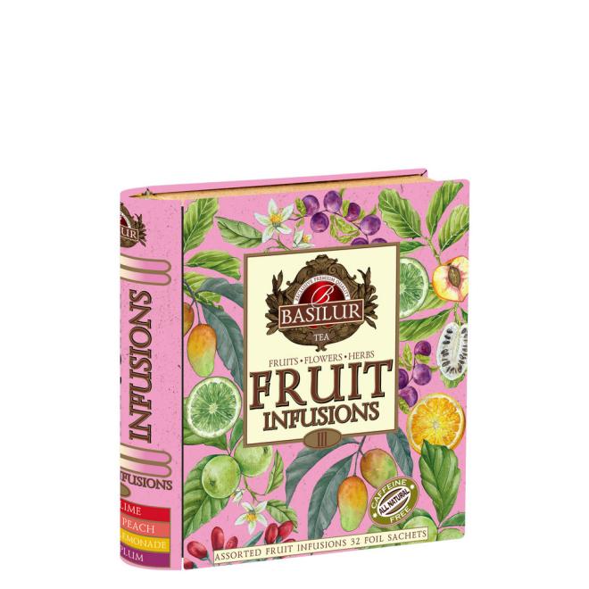 Basilur Fruit Infusions Book Assorted Vol. III 64g (32x2) plech