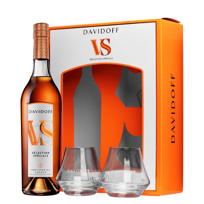 Davidoff VS Selection Speciale 0,7l 40% + 2 poháre v kartóne