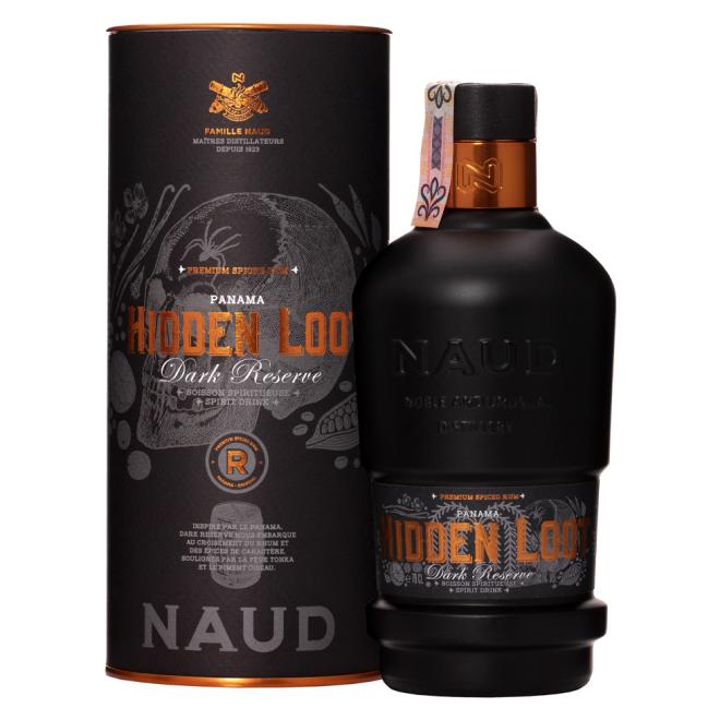 Naud Hidden Loot Dark Reserve 0,7l 41% + tuba