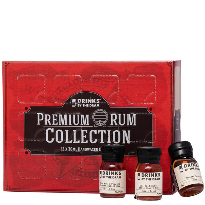 Drinks by the Dram 12 Dram Premium Rum Collection 12x 0,03l 44,1% + kazeta