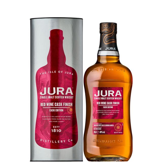 Isle of Jura Red Wine Cask Finish  0,7l 40% + Tuba