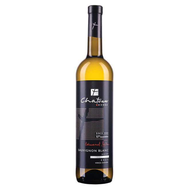 Chateau Modra Premium Sauvignon Blanc neskorý zber 0,75l (2021)