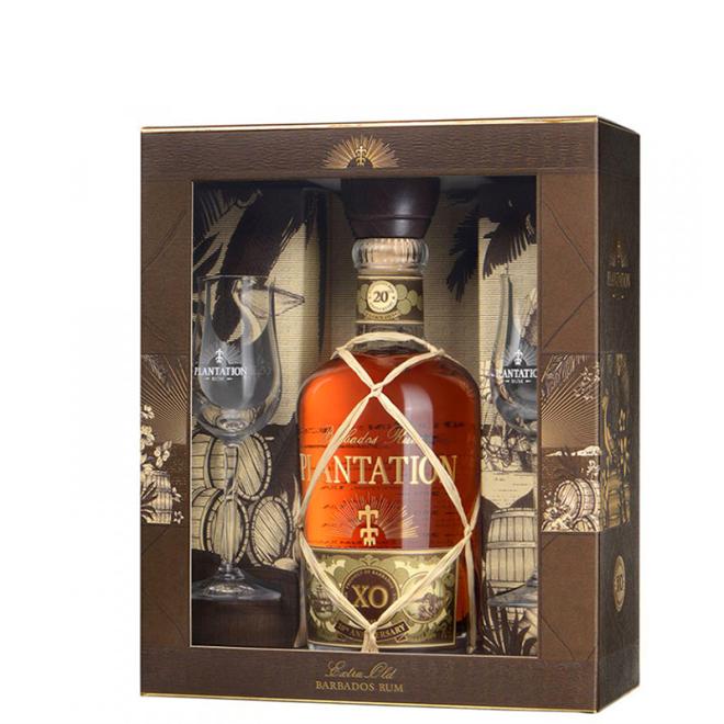 Plantation Extra Old 20th Anniversary 0,7l 40% + 2 poháre v kazete