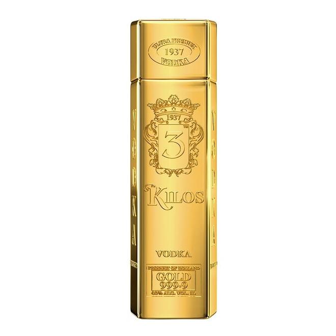 Vodka 3 Kilos Gold 999.9 1,0l 40%